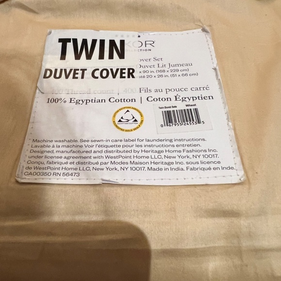 Luxor Egyptian cotton Duvet cover twin - Picture 2 of 3